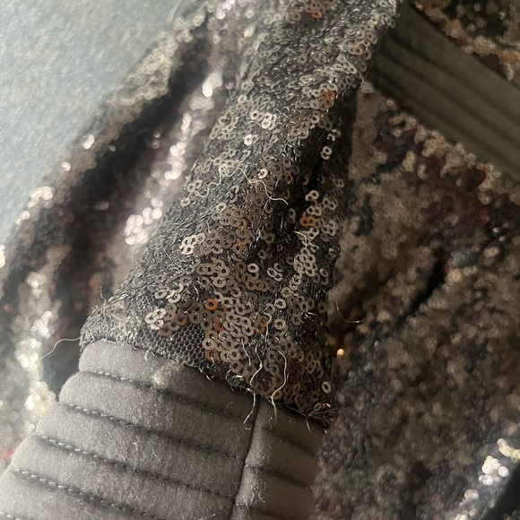 Zhivago Siempre Viva dress- black sequins US/8 L - Picture 8 of 8